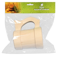 Кружка точёная, 0,5 л, липа, Банные штучки