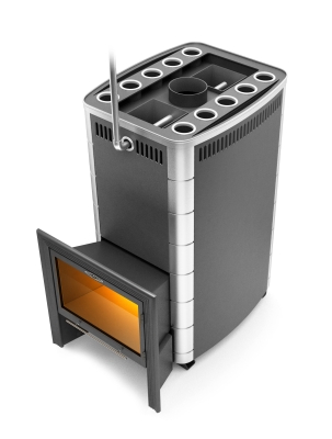 Печь для бани ПБ Гекла Inox БСЭ ЗК антрацит НВ